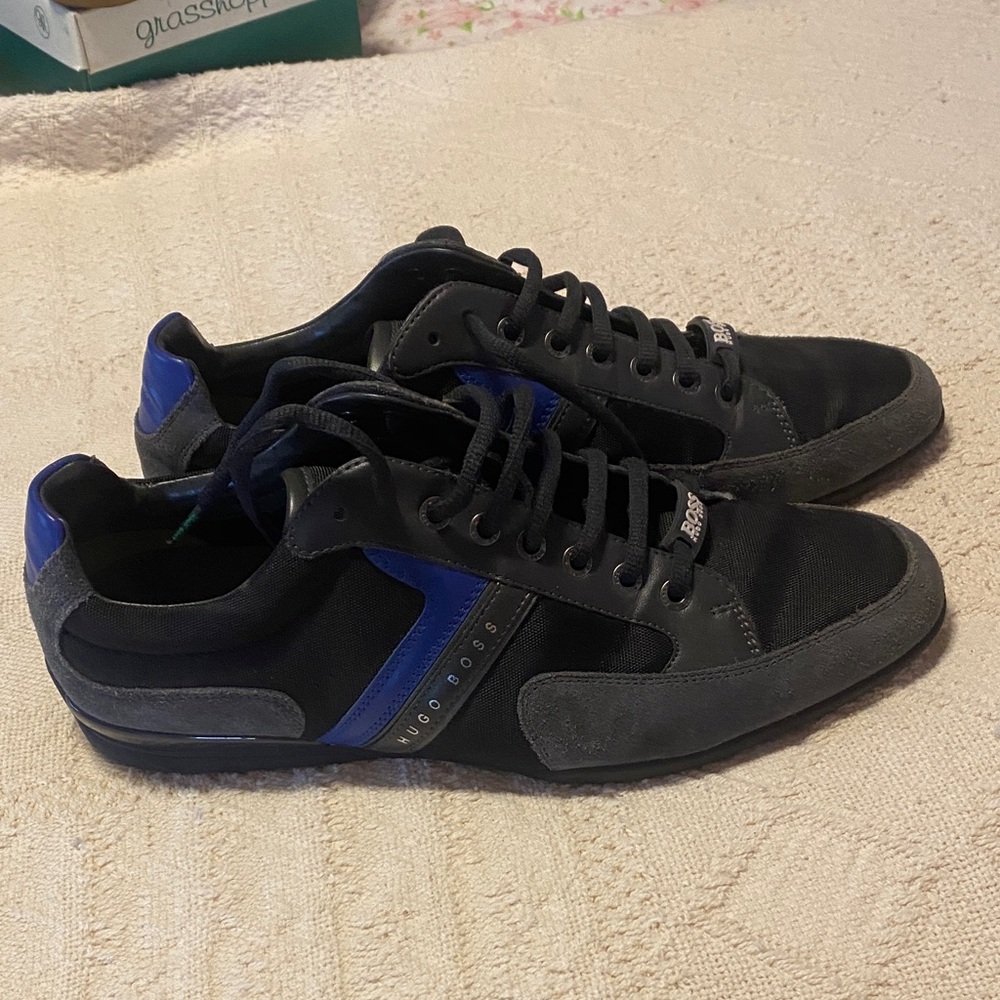 Hugo Boss Black and Blue Sneakers